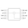 RF Mixer HMC213MS8 RF / LO  1.5-4.5G and  IF DC-1.5G (SMA connector)